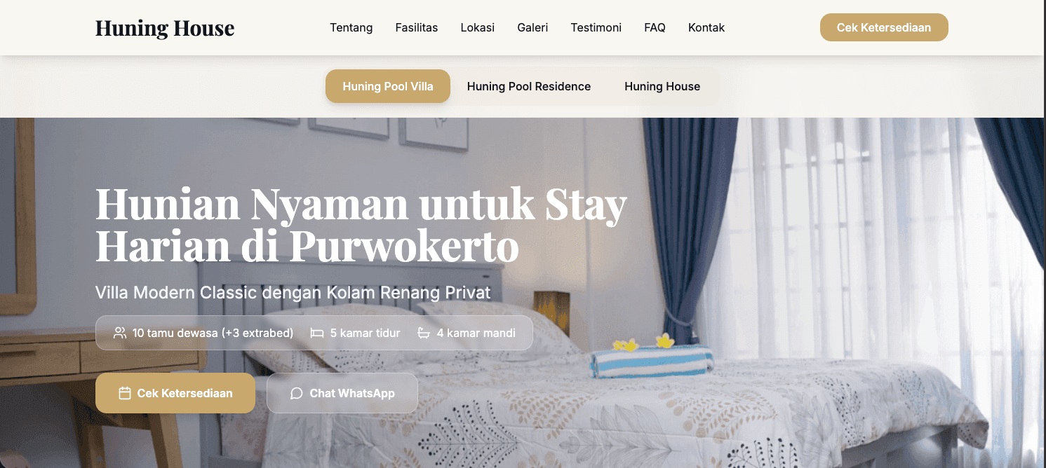 Website Huning House